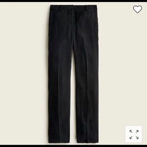 NWT Black JCrew Drapey Cupro Trouser